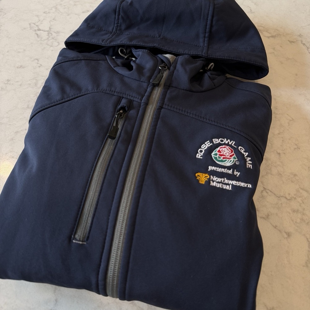 Rose Bowl Game Ladies M Full Zip Active Soft Shell Hoodie Jacket